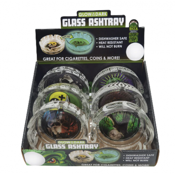 Glass Ashtray 6pk