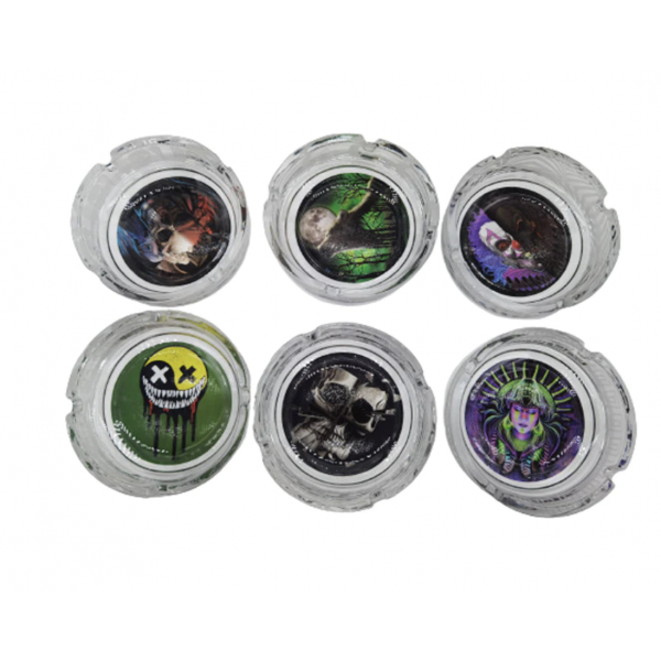 Glass Ashtray 6pk