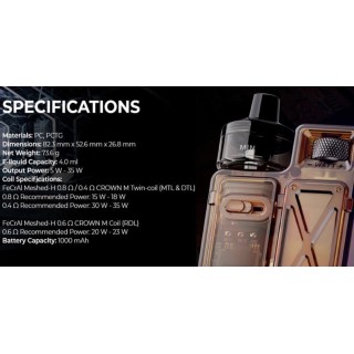 CROWN M Pod Vape Kit