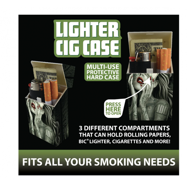 Lighter Case Flip Top 8pk