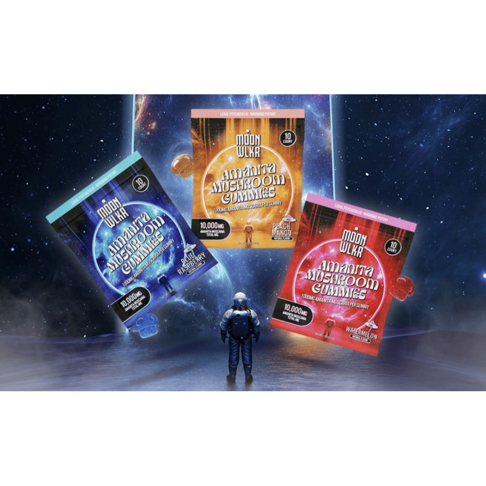Moon Wlkr Amanita Mushroom Gummies 10000MG