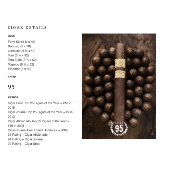 Rocky Patel Decade Toro 20/bx