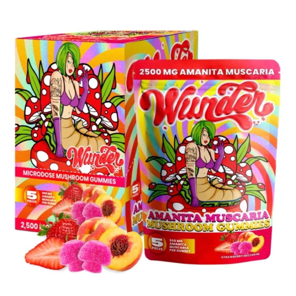 Wunder Amanita Mushroom Gummies 2500MG 10PK