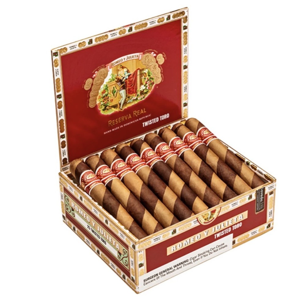 Romeo Y Julieta Reserva Real Twisted Toro 25/Bx Romeo Y Julieta Reserva Real Twisted Toro 25/Bx