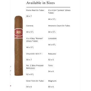 Romeo Y Julieta Reserva Real Verona's Court 20/Bx