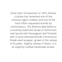Romeo Y Julieta Reserva Real Verona's Court 20/Bx