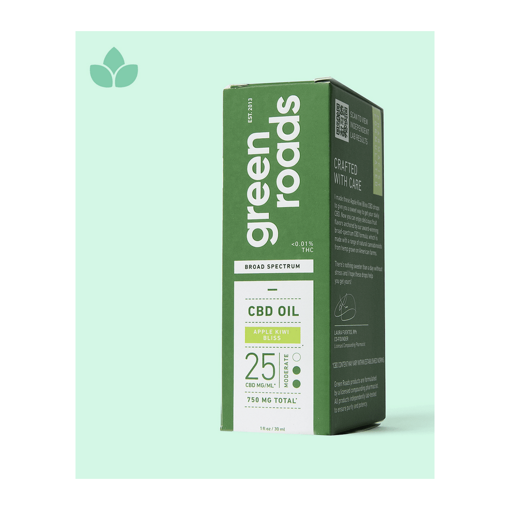 Green Roads CBD Oil Apple Kiwi Bliss 750MG