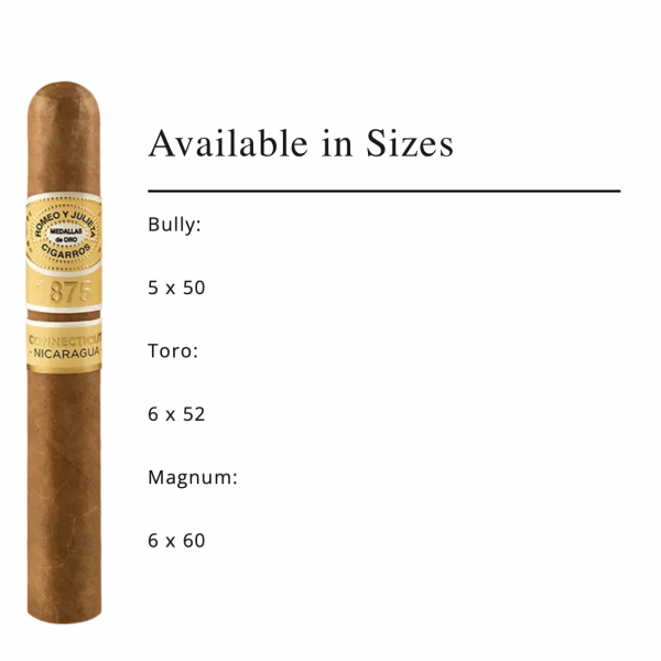 Romeo Y Julieta 1875 Connecticut Nicaragua Magnum 20/Bx