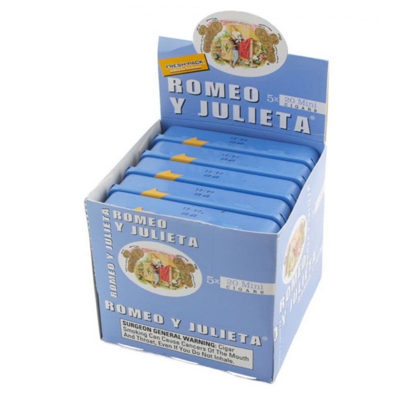 Romeo Y Julieta Spain Orginal Blue 5/20 Tin 100CT Romeo Y Julieta Spain Orginal Blue 5/20 Tin 100CT