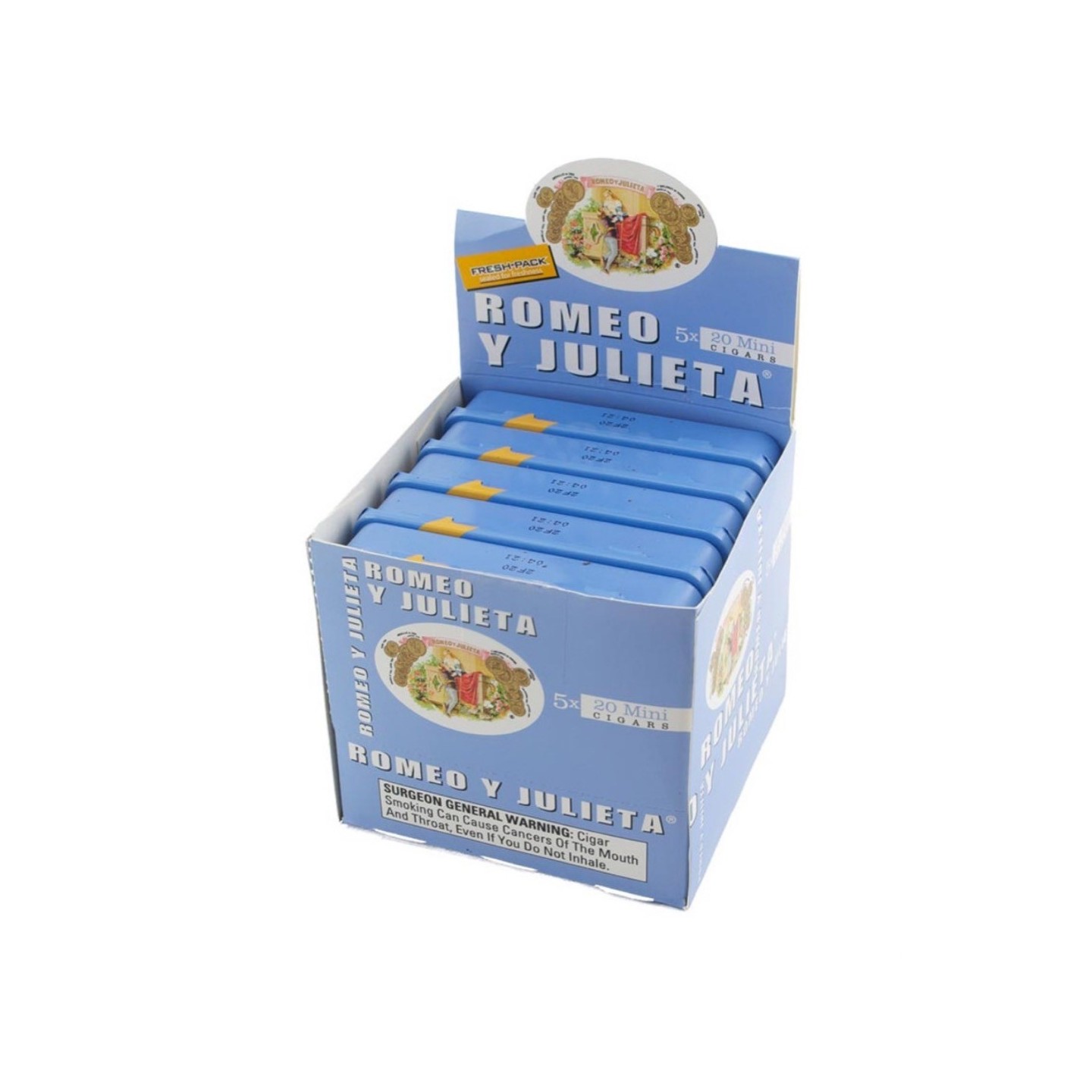 Romeo Y Julieta Spain Orginal Blue 5/20 Tin 100CT