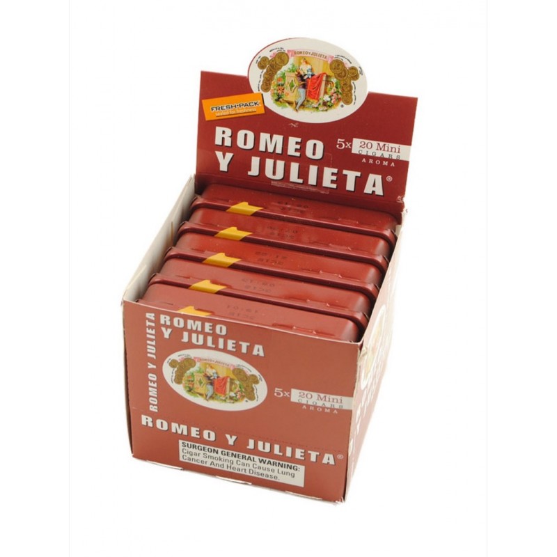 Romeo Y Julieta Spain Orginal Red 5/20 Tin Romeo Y Julieta Spain Orginal Red 5/20 Tin