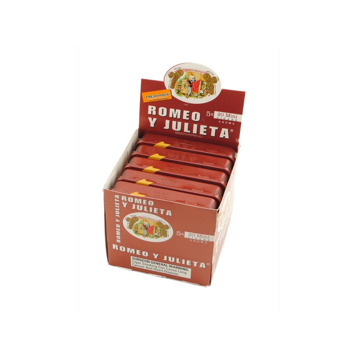 Romeo Y Julieta Spain Orginal Red 5/20 Tin