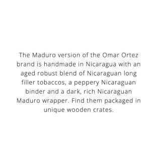 Omar Ortez Maduro Belicoso 20/Bx