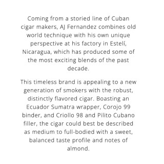 H. UPMANN Nicaragua AJ Fern Robusto 20/Bx