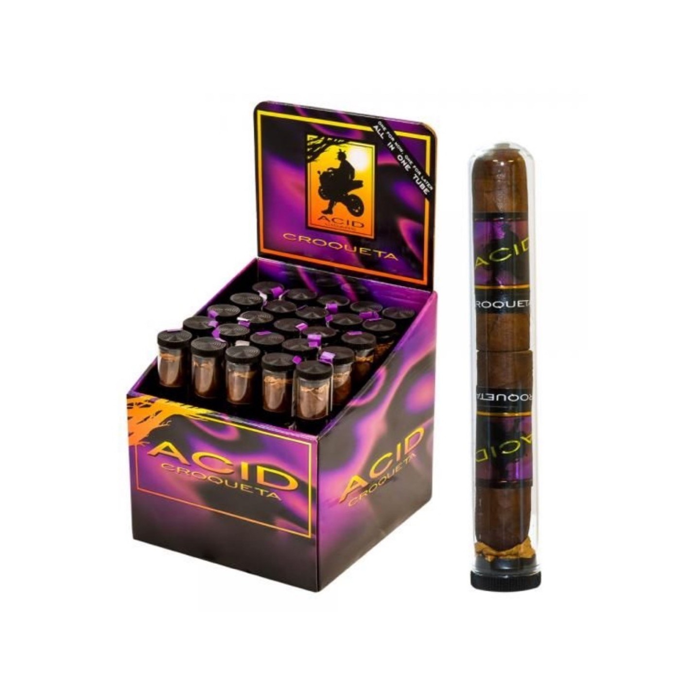 Acid Croqueta 2ct Tubo Singe Stick Display 25/Bx