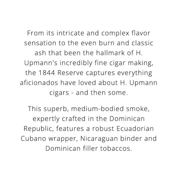 H. UPMANN 1844 Special Edition Barbier Churchill 25/Bx