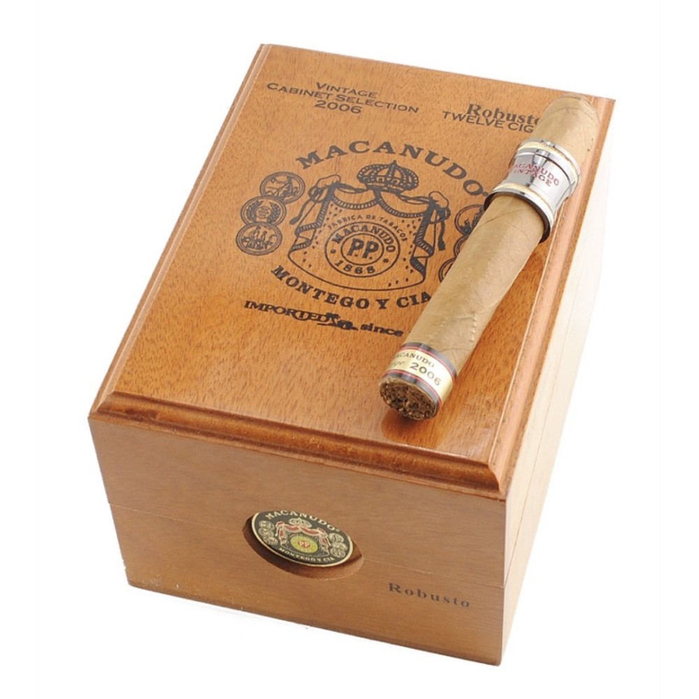 Macanudo Vintage 2006 Robusto 12/BX Macanudo Vintage 2006 Robusto 12/BX