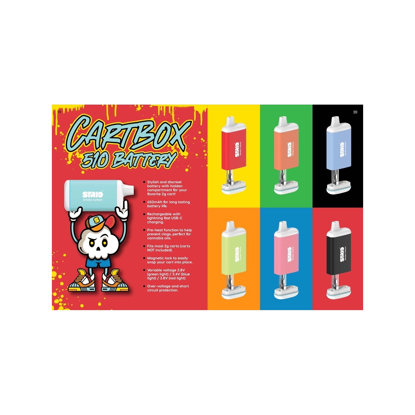 Strio Cartbox 510 Battery Mod 10PK