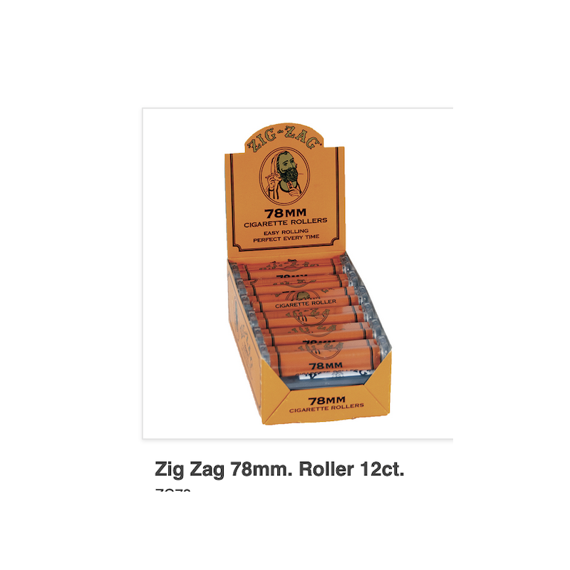 Zig Zag Roller 78mm 12pk Zig Zag Roller 78mm 12pk