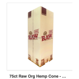 Raw Organic Cones King Size