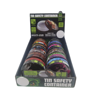 Tin Safety Container 1pc