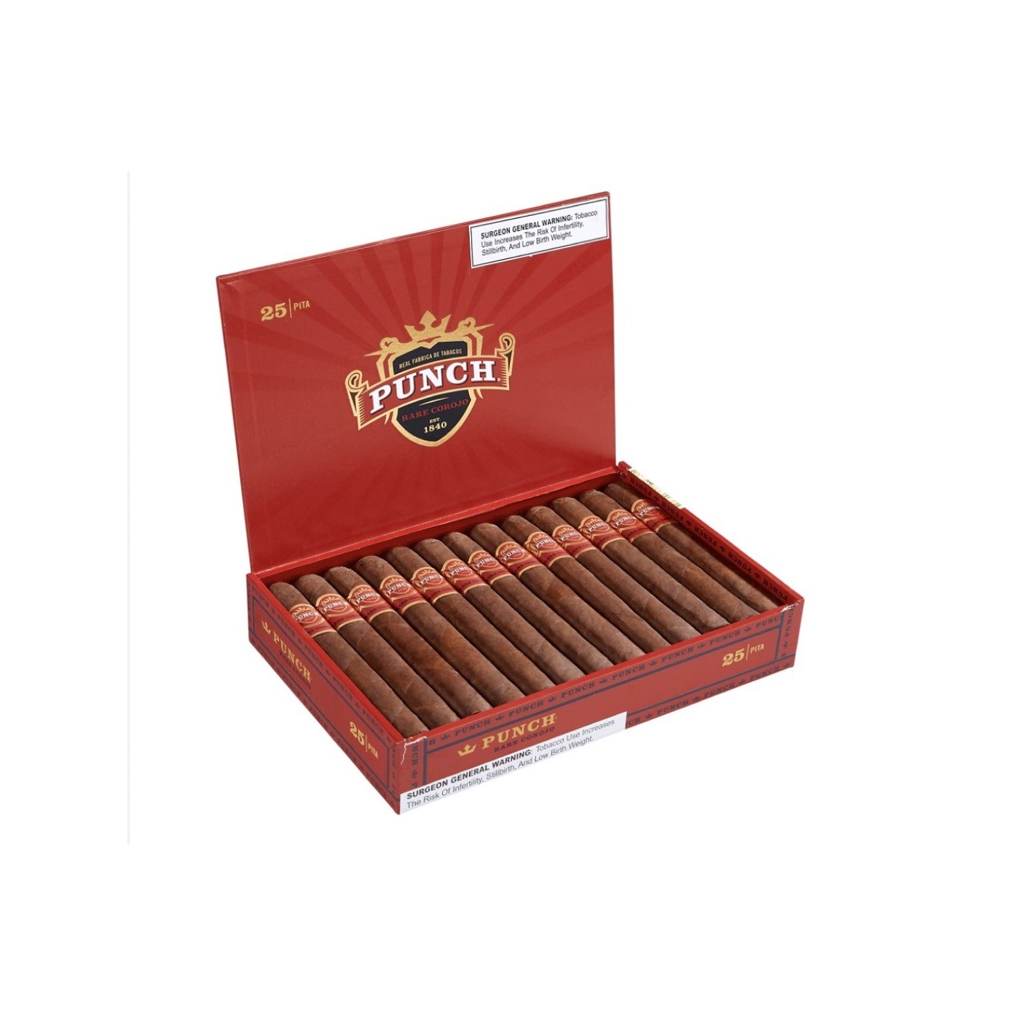 Punch Rare Corojo Pita 25/BX Cigars