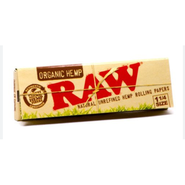Raw Organic Hemp Paper 1 1/4