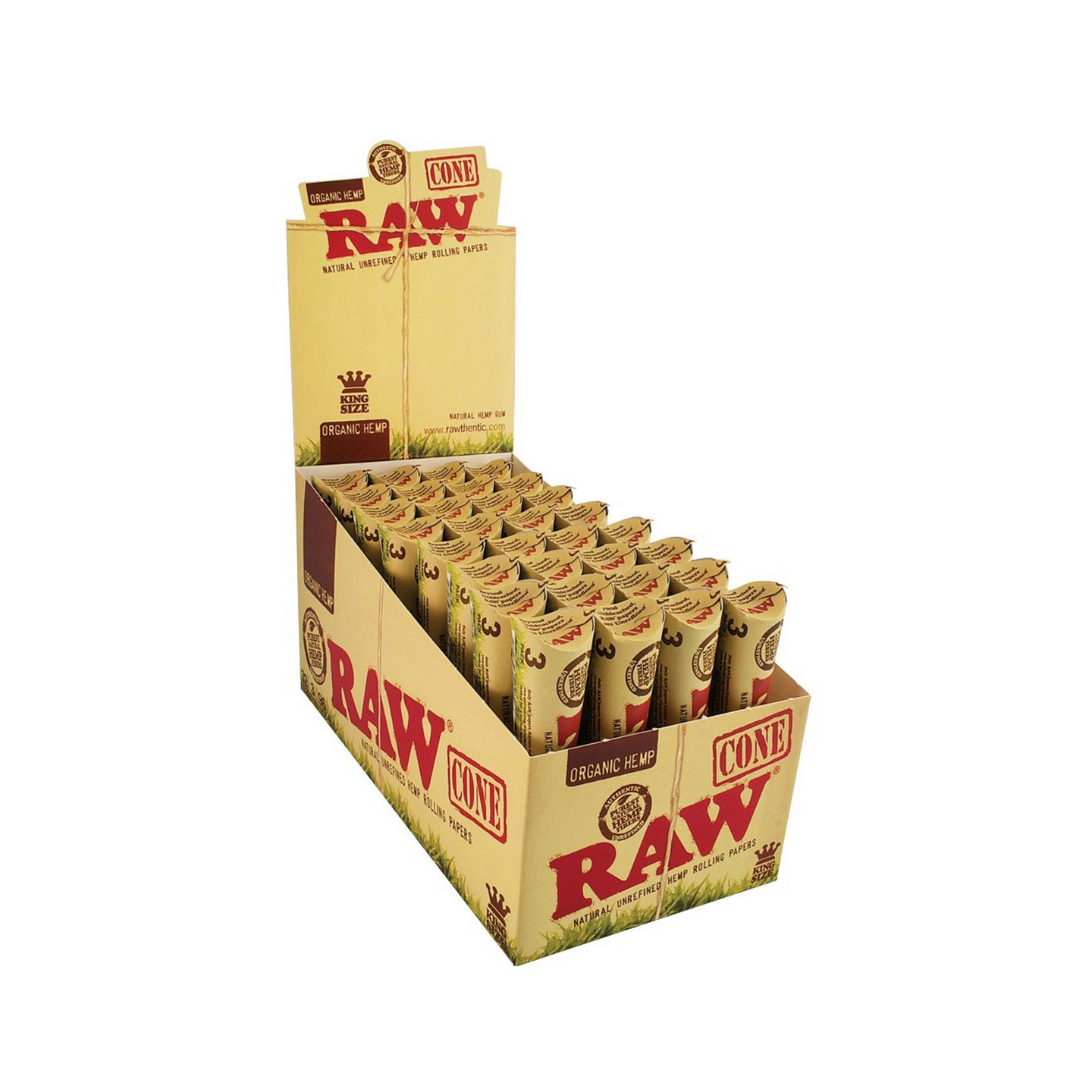 Raw Organic King Cones 3CT-32PK