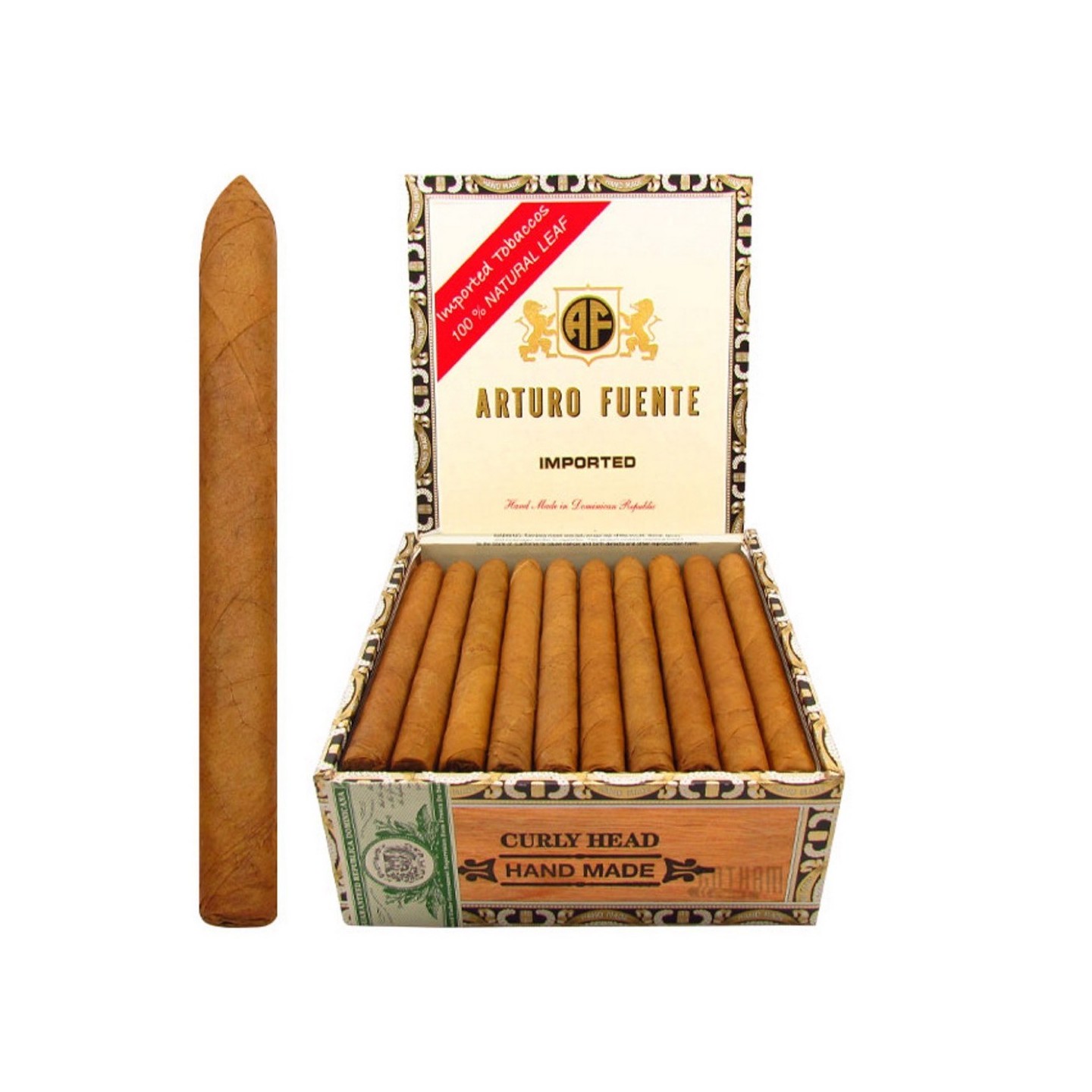Arturo Fuente Curly Head Natural 40/BX
