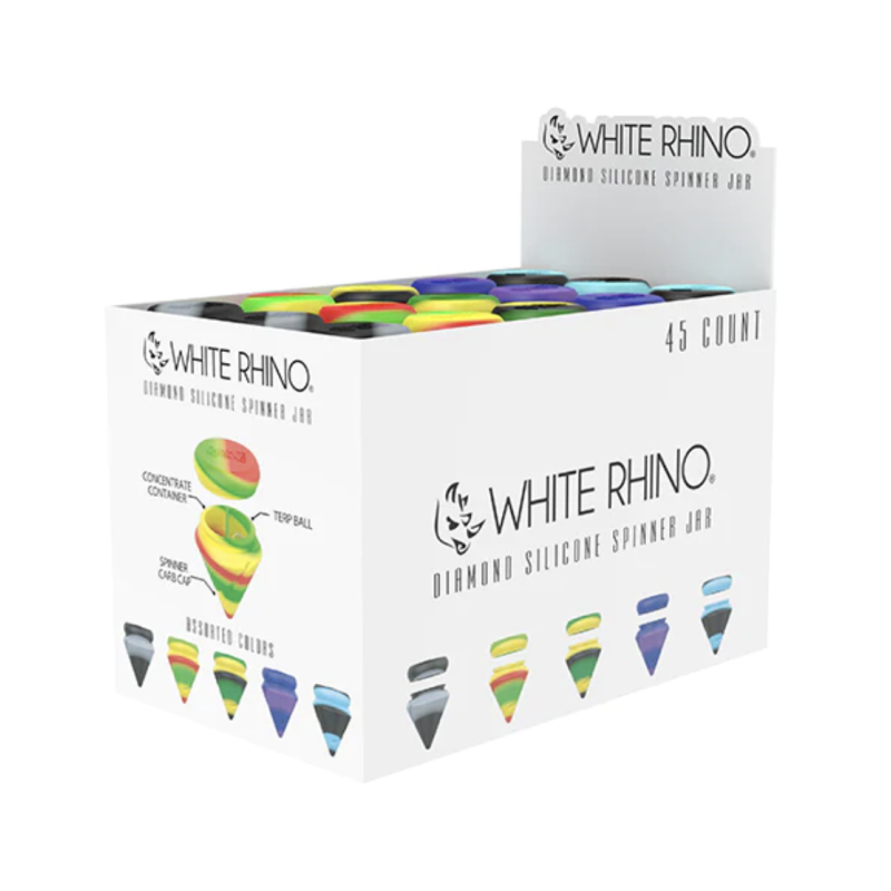 White Rhino Diamond Silicon Spinner 45CT