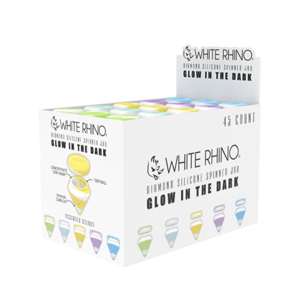 White Rhino Diamond Silicon Spinner 45CT
