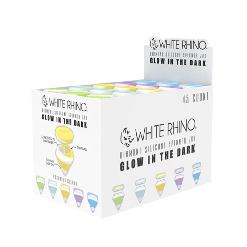 White Rhino Diamond Silicon Spinner 45CT