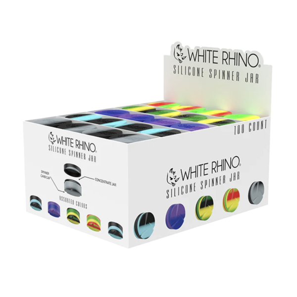 White Rhino Silicone Spinner 100CT