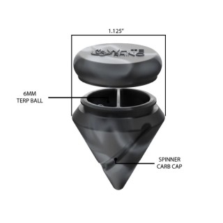 White Rhino Diamond Silicon Spinner 45CT