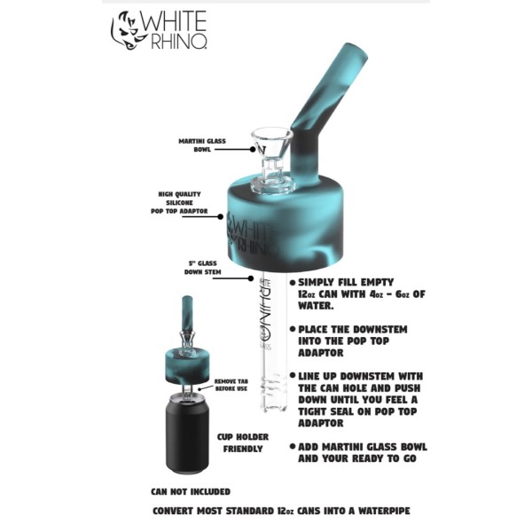 White Rhino Pop Top WP 4PK