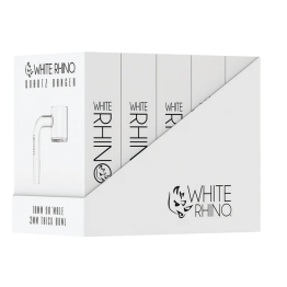 White Rhino 10MM 90° Male Quartz Banger 2MM - 5 count display