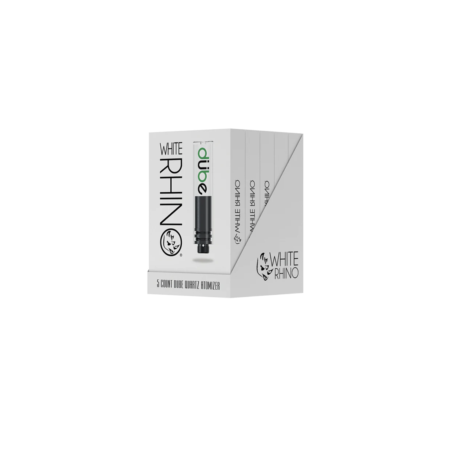 White Rhino DUBE VAPORIZER REPLACEMENT QUARTZ ATOMIZER - 5CT