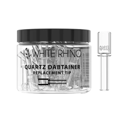 White Rhino Quartz Dabtainer Replacement Tip 25CT
