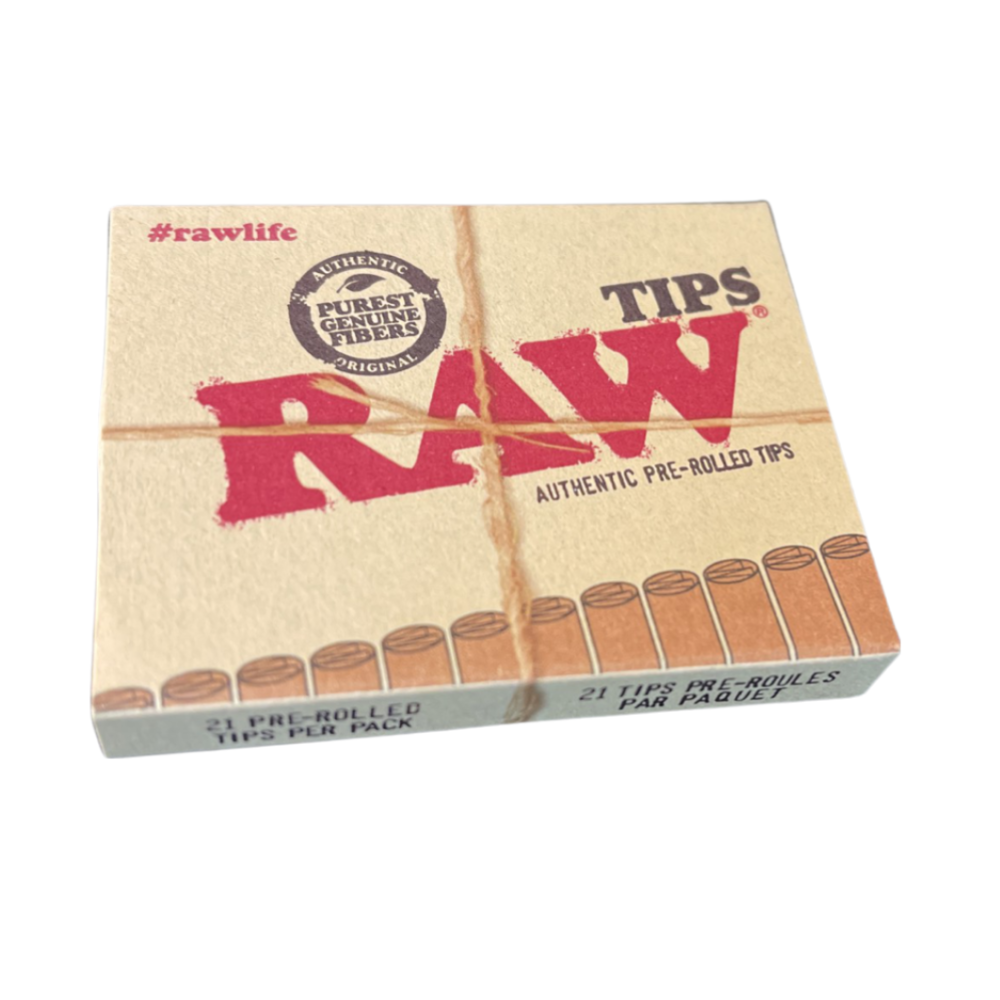 Raw Prerolled Authentic Tips 21CT