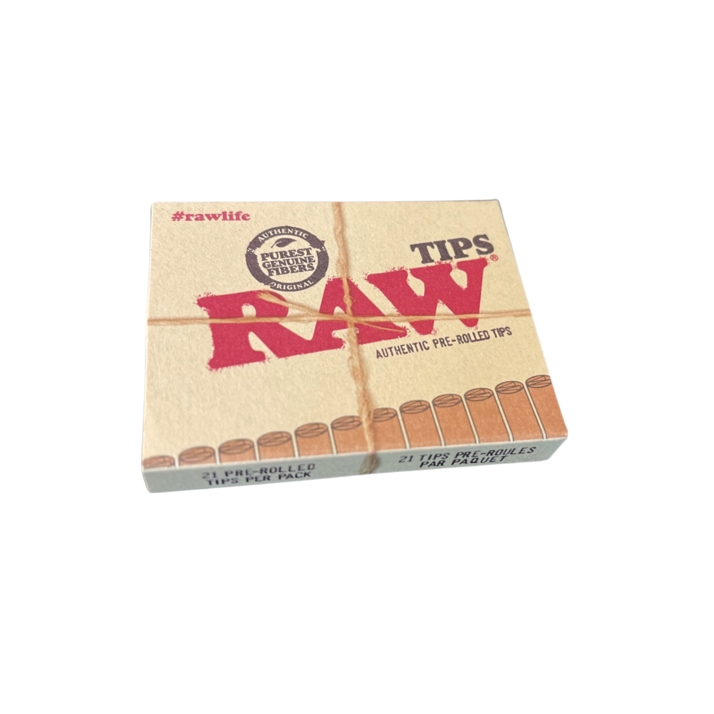 Raw Prerolled Authentic Tips 21CT