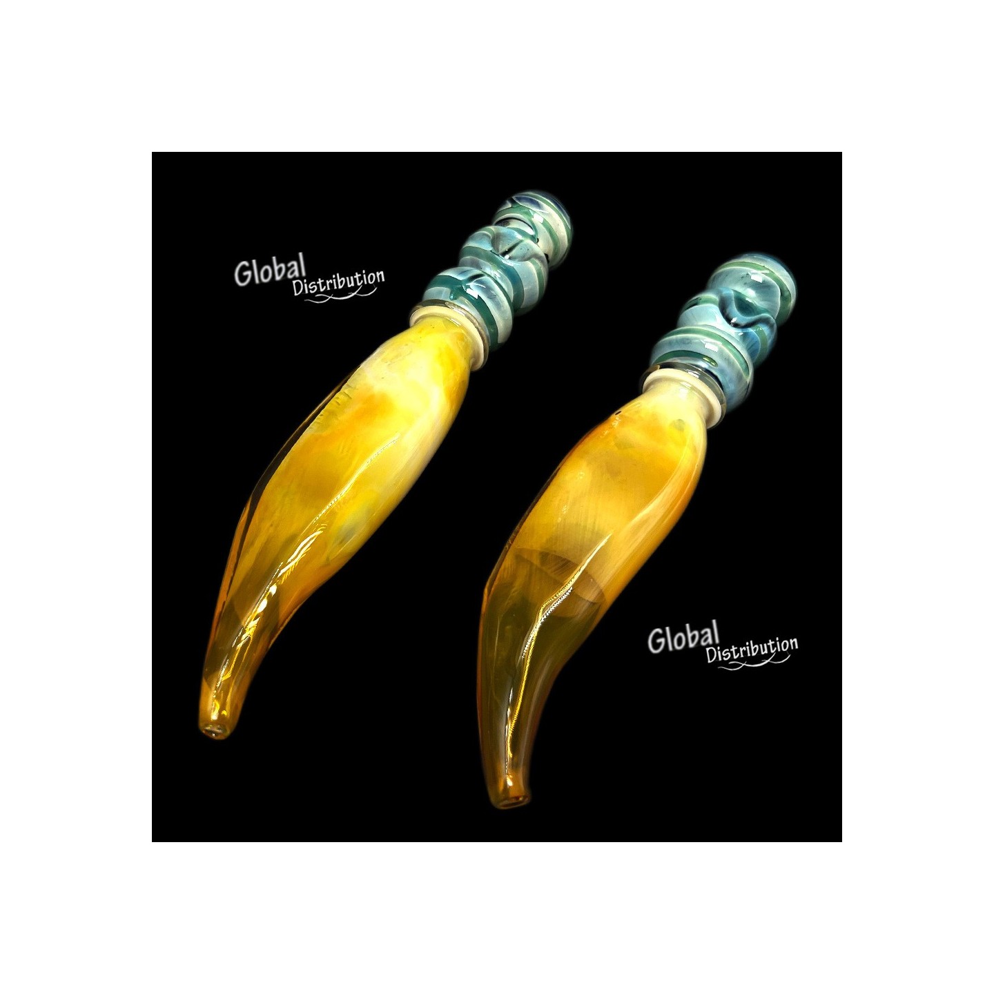 Glass Hand Pipe SH972 Knife Shape
