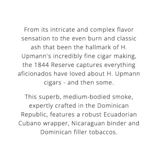 H UPMANN 1844 Reserve (MM) Aperitifs 33X4 6TIN30