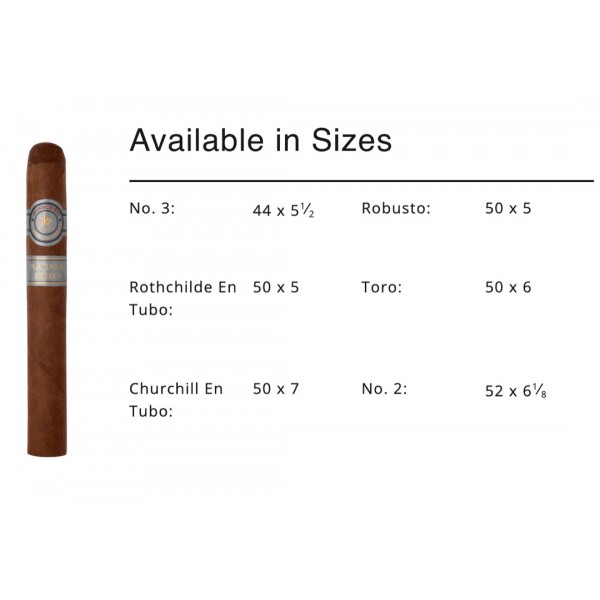 Montecristo Platinum Series Rothchild Tube 15/BX