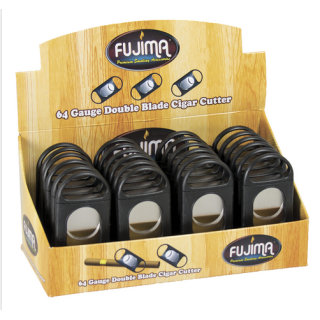 Double Blade Cigar Cutter CUT61 (64 Gauge) 24PK