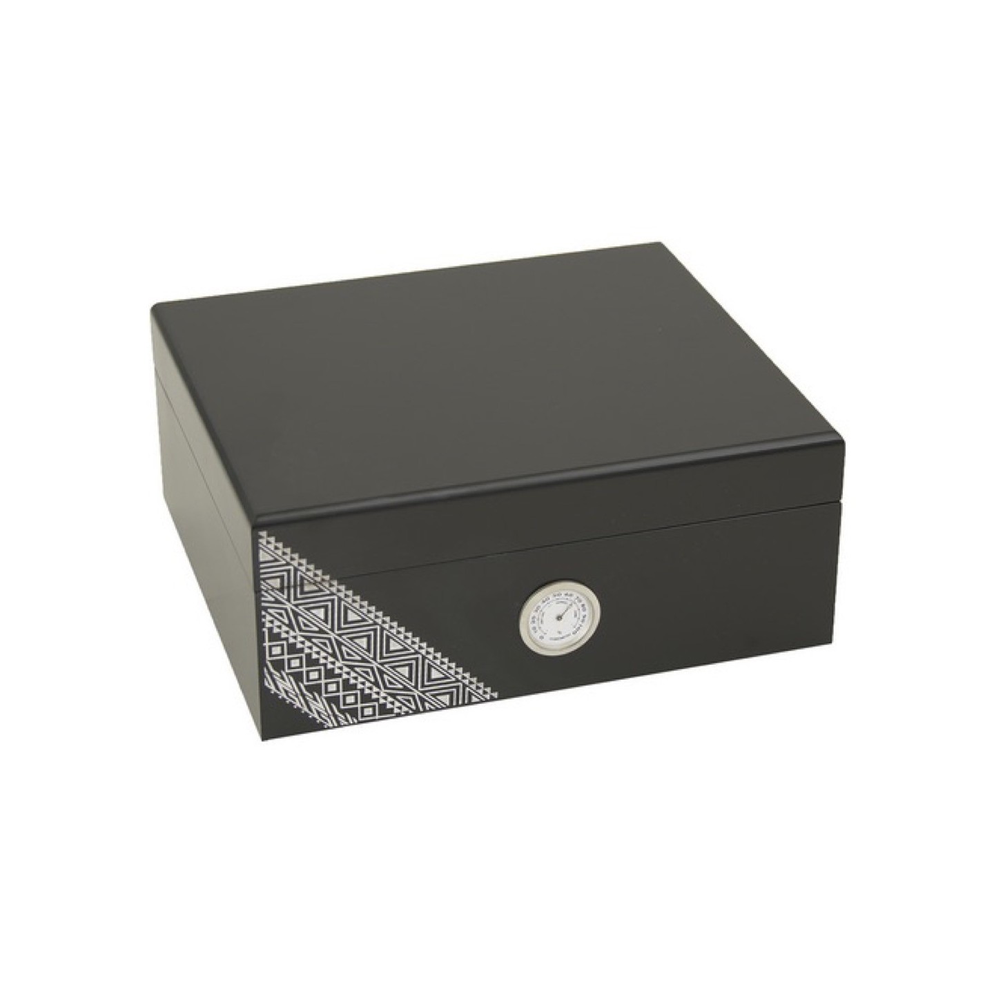 Black Cigar Humidor 25/Cigars BE36
