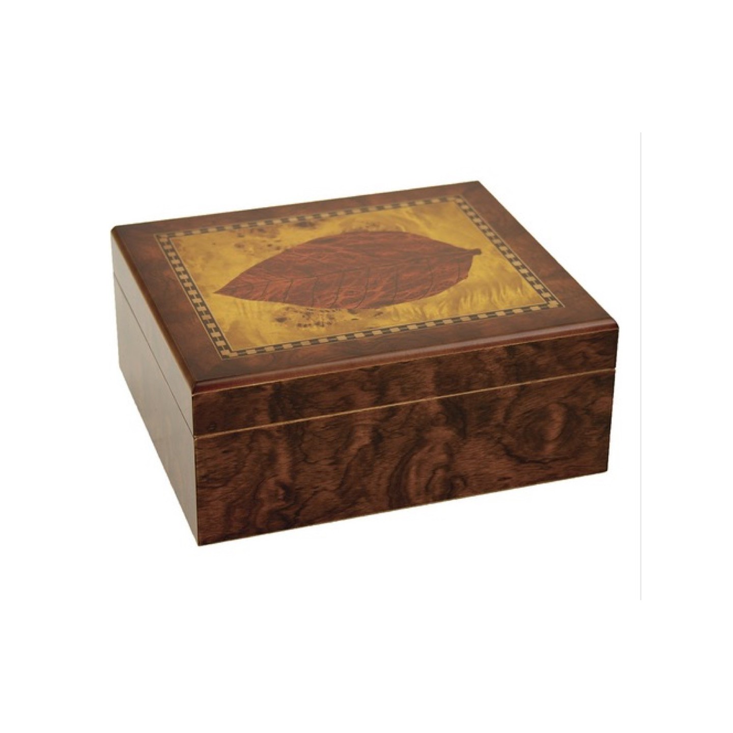 Leaf Cigar Humidor 25/Cigars (BE34)