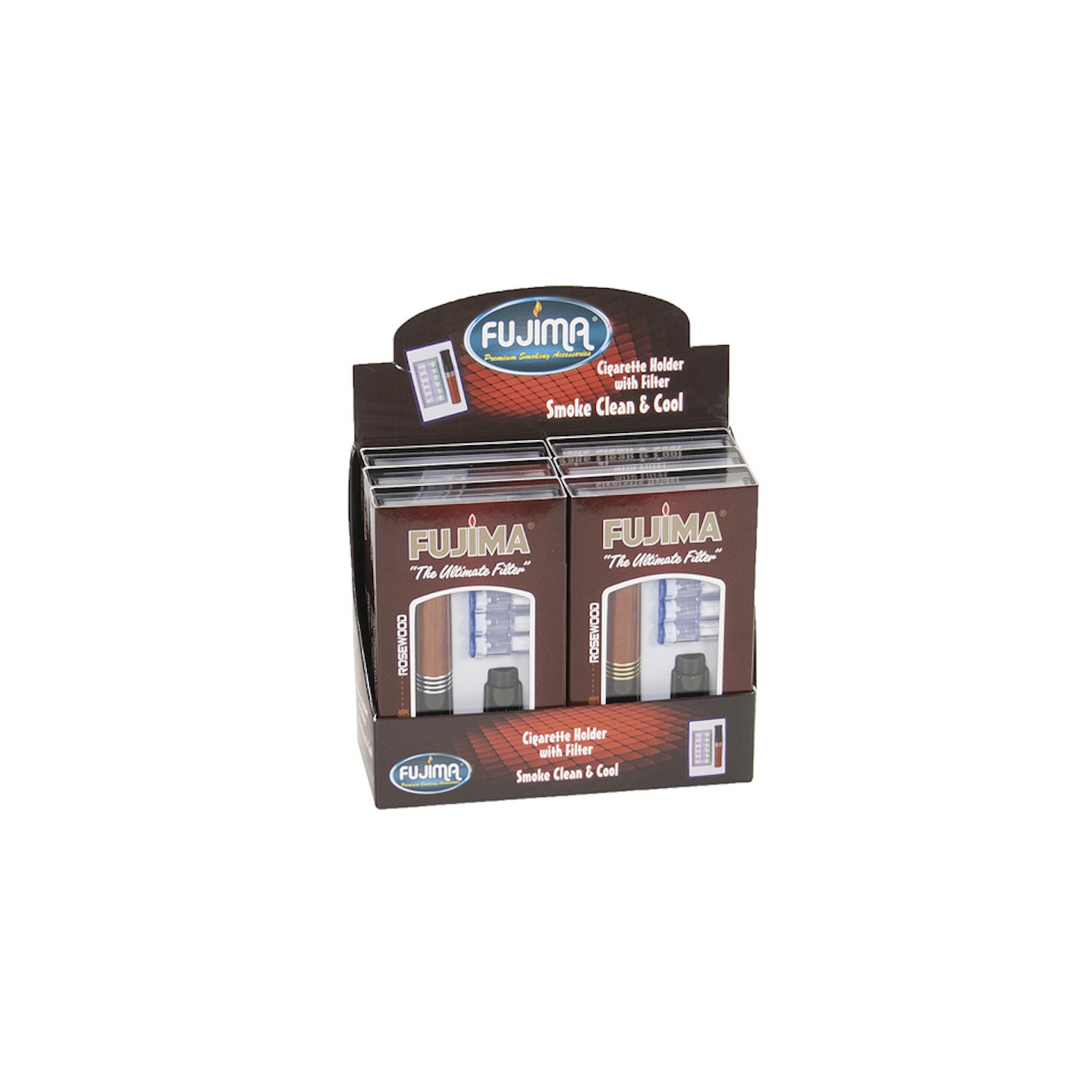 Wooden Cig Holder w/ 6 Filter