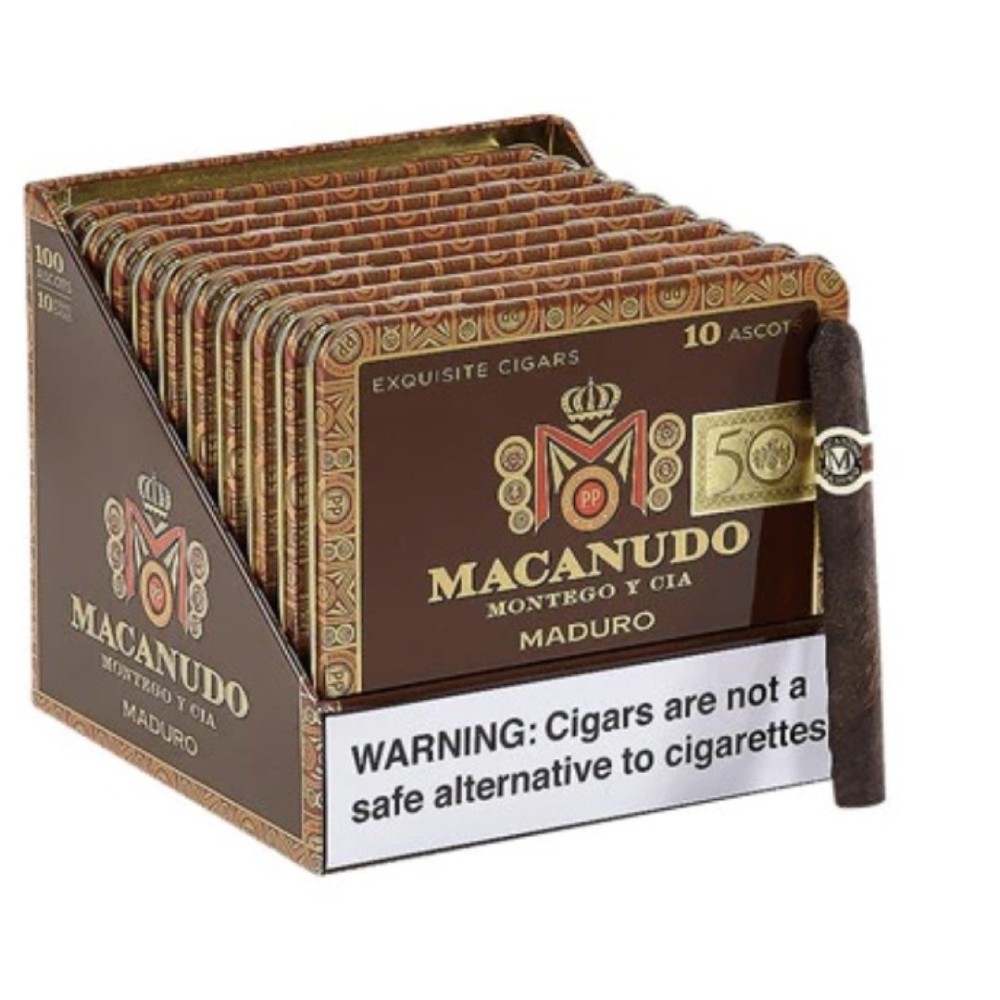 Macanudo Montego Y CIA Maduro Tin 10/10 Macanudo Montego Y CIA Maduro Tin 10/10