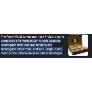 Rocky Patel 1865 Project Robusto 20/bx