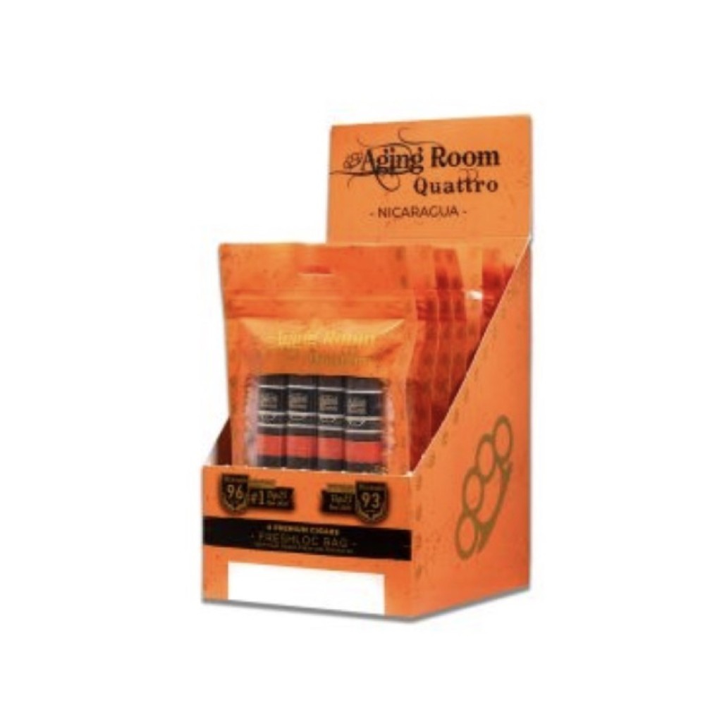Aging Room Quattro Nicaragua Vibrato Toro 8-4PKS 32CT Aging Room Quattro Nicaragua Vibrato Toro 8-4PKS 32CT